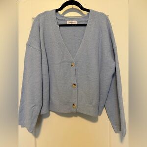 Brand New Blue CJLA Cardigan - size M/L